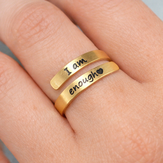 I Am Enough™ | Signature Affirmation Ring